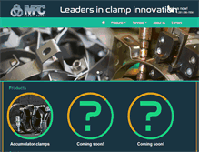 Tablet Screenshot of mpc-clamps.com